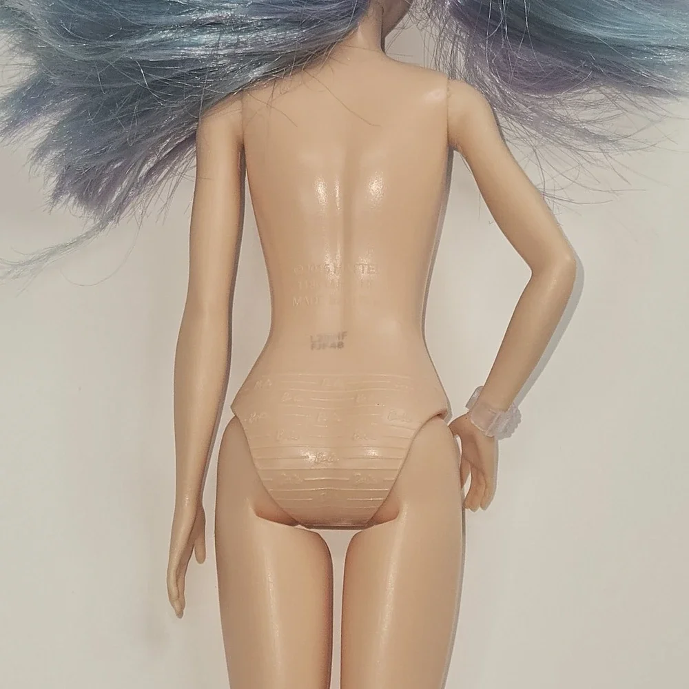 Barbie Fashion Doll Lavender Hair Purple Blue Highlights Mattel